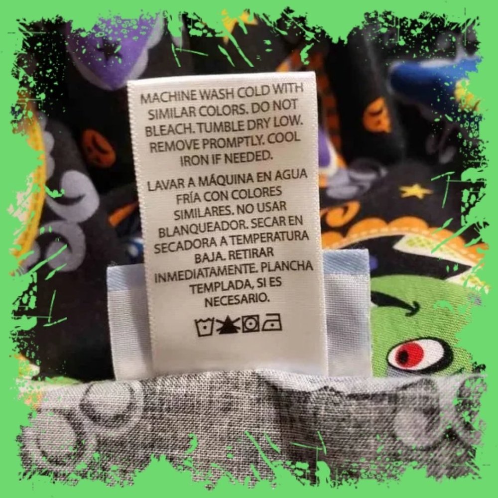SB Scrubs Plus Size Black Halloween Themed Scrub Top - Picture 8 of 9